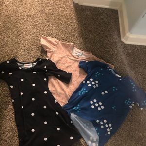 LulaRoe dress and shirts